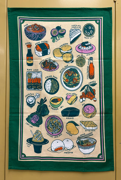Hawaii Tea Towel by Candicedoodles