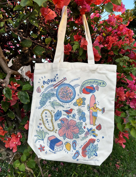 Hawaii Tote Bag by Candicedoodles