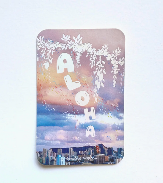 ALOHA LĒʻAHI holographic Sticker