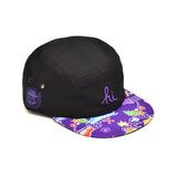 Kids 5 Panel Hi Bingata Hat in4mation x HUOA