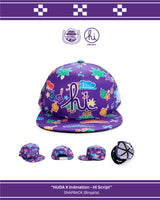 Hat In4mation Purple Bingata