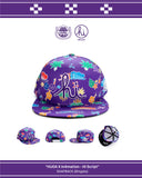 Hat In4mation Purple Bingata