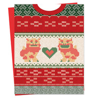 Shisa Ugly Christmas Sweater Card 4-Pack